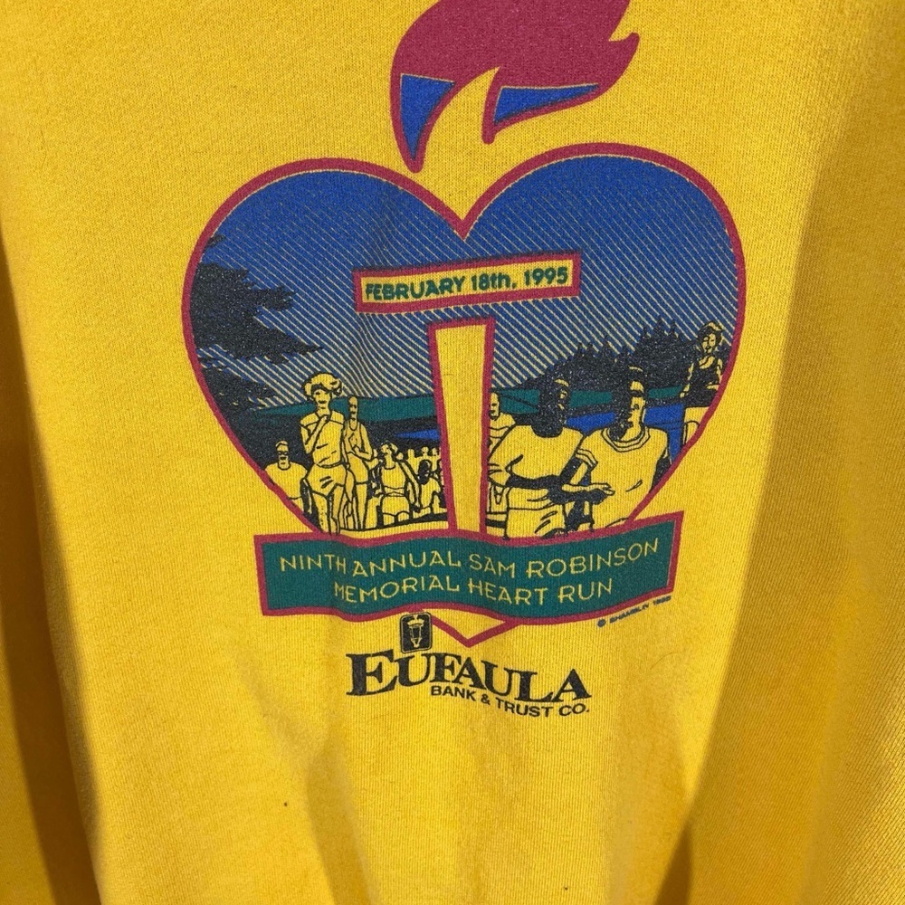 Russell Athletic Yellow Crewneck Sweater